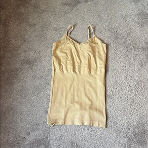 Ultra Teeze Beige Nylon Spandex Tank Top SIZE OS